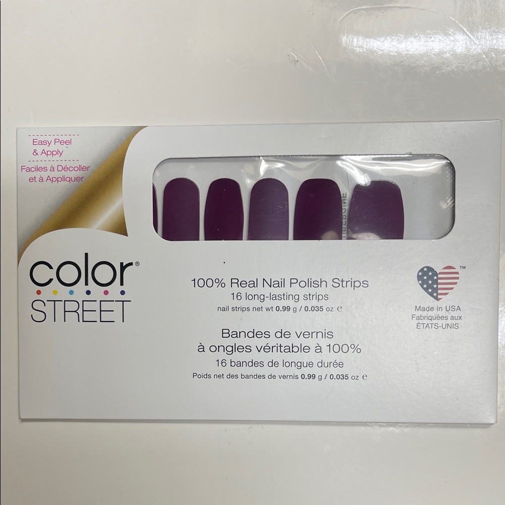 Color Street Rich Plum Nail Strips